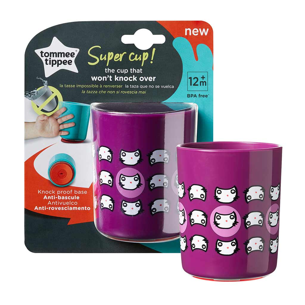 Tommee Tippee | Super cup | oefen drinkbeker| purple | 6 maand+ - Afbeelding 2