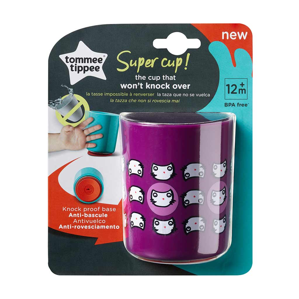 Tommee Tippee | Super cup | oefen drinkbeker| purple | 6 maand+ - Afbeelding 3