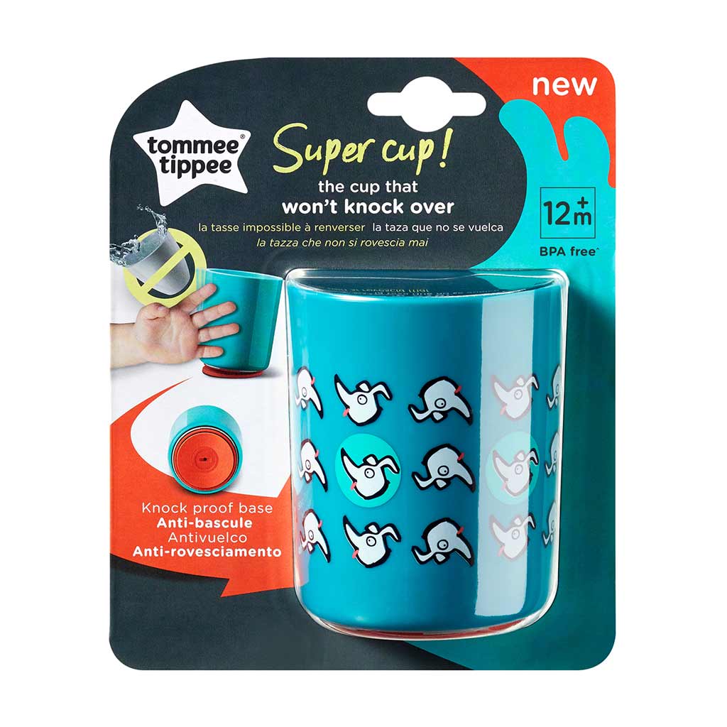 Tommee Tippee | Super cup | oefen drinkbeker| Blauw | 6 maand+ - Afbeelding 2