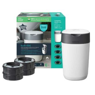 Tommee Tippee | Sangenic |  Twist & Click  | Luieremmer starterset | ECO | incl. 4 cassettes