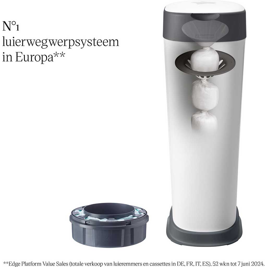Tommee Tippee | Sangenic | Twist & Click luieremmer XL | wit