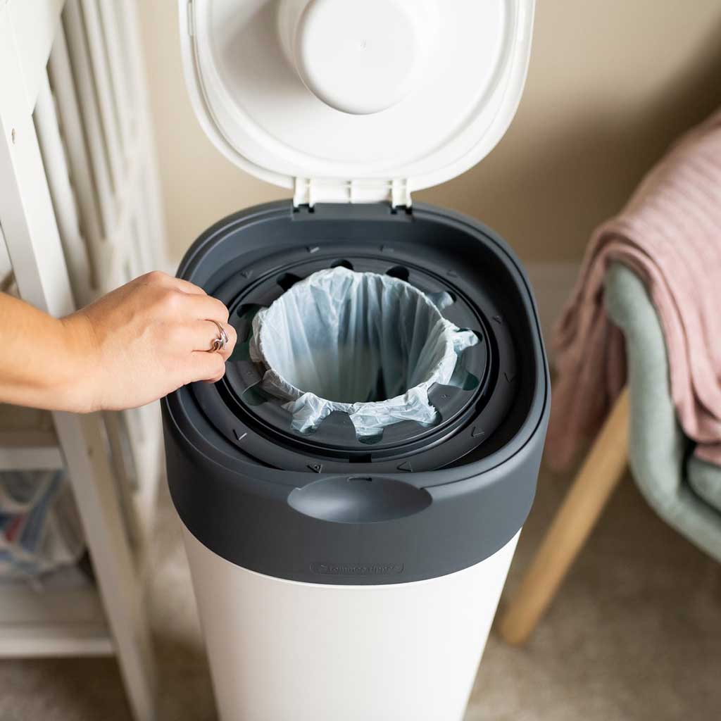 Tommee Tippee | Sangenic | Twist & Click luieremmer XL | wit - Afbeelding 3