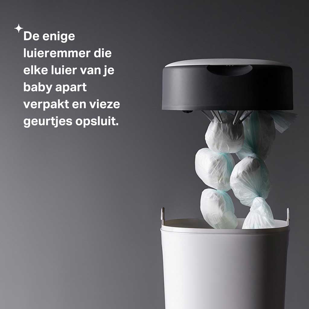 Tommee Tippee | Sangenic | Twist & Click luieremmer XL | wit - Afbeelding 8