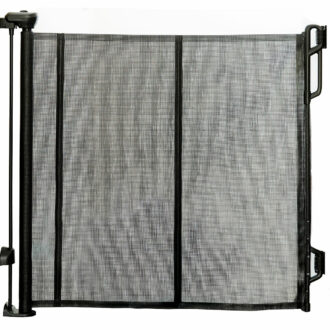fenss | Oprolbaar traphek Lizz | zwart | max breedte 140 cm